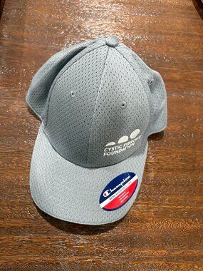 Champion OSFA Adjustable Mesh Fabric Gray  Cystic Fibrosis 65 Roses Champion hat
